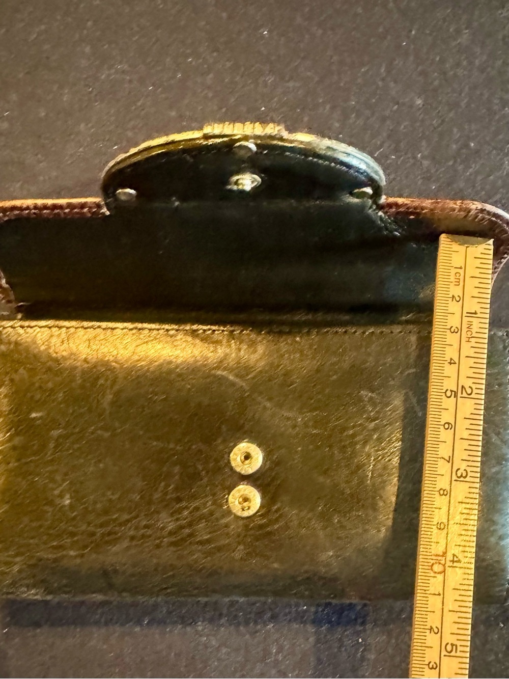 Brighton Golf Two-Tone Brown and Black Leather Wallet Set - Picture 10 of 14
